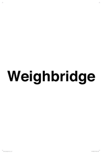 Weighbridge